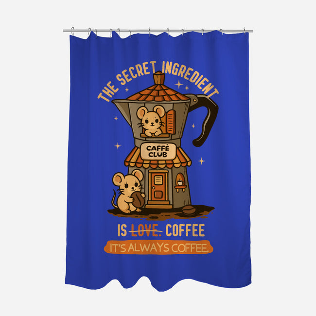 The Secret Ingredient Is Coffee-None-Polyester-Shower Curtain-Trendlory