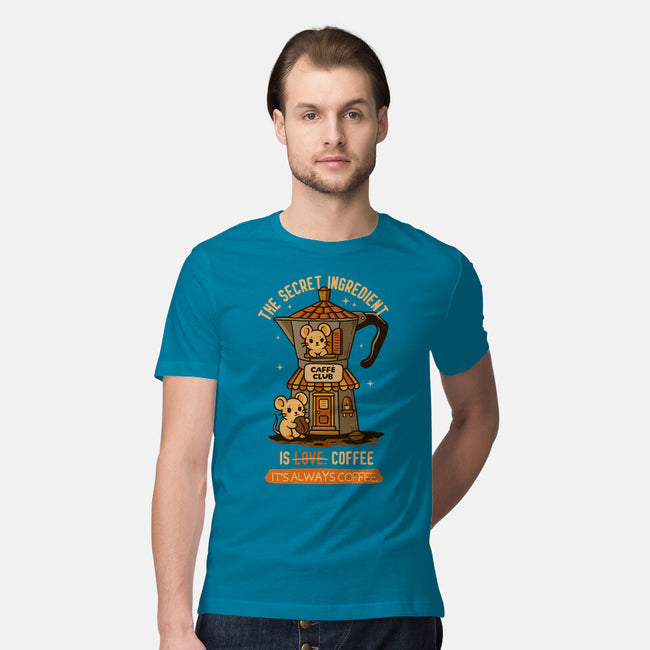 The Secret Ingredient Is Coffee-Mens-Premium-Tee-Trendlory