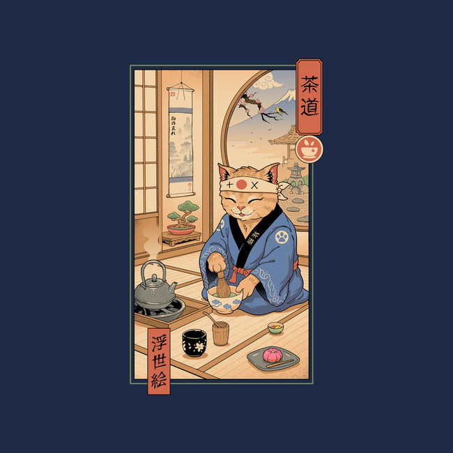 Tea Cat Meowster-None-Drawstring-Bag-vp021