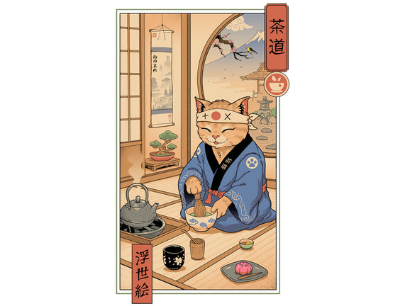 Tea Cat Meowster