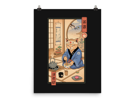 Tea Cat Meowster