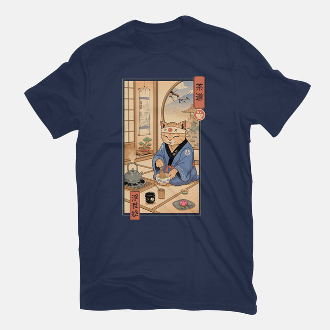 Tea Cat Meowster-Youth-Basic-Tee-vp021
