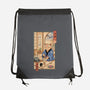 Tea Cat Meowster-None-Drawstring-Bag-vp021