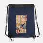 Tea Cat Meowster-None-Drawstring-Bag-vp021
