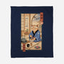 Tea Cat Meowster-None-Fleece-Blanket-vp021