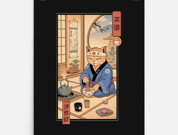 Tea Cat Meowster