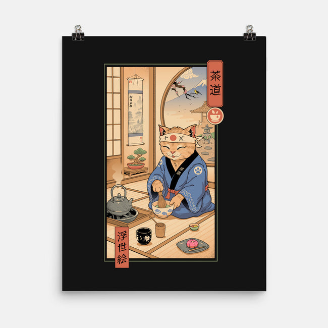 Tea Cat Meowster-None-Matte-Poster-vp021