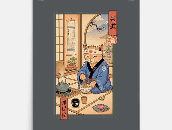Tea Cat Meowster