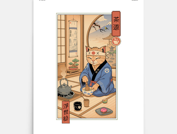 Tea Cat Meowster