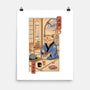Tea Cat Meowster-None-Matte-Poster-vp021