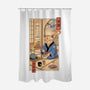 Tea Cat Meowster-None-Polyester-Shower Curtain-vp021