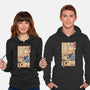 Tea Cat Meowster-Unisex-Pullover-Sweatshirt-vp021