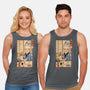 Tea Cat Meowster-Unisex-Basic-Tank-vp021