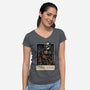 Collect The Bounty-Womens-V-Neck-Tee-glitchygorilla