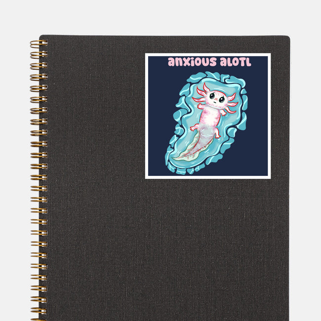 Anxious Alotl-None-Glossy-Sticker-nickzzarto
