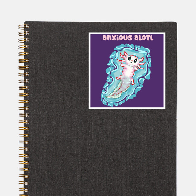 Anxious Alotl-None-Glossy-Sticker-nickzzarto