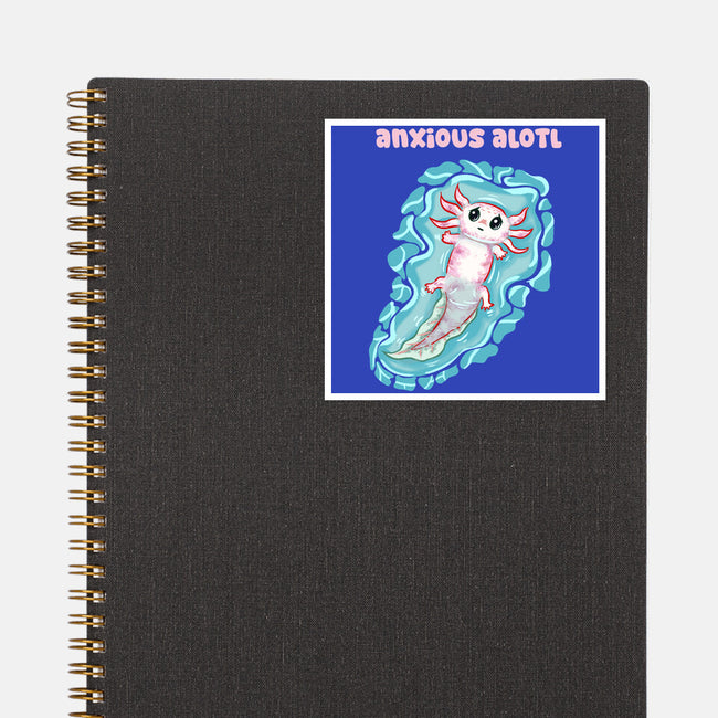 Anxious Alotl-None-Glossy-Sticker-nickzzarto
