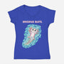 Anxious Alotl-Womens-V-Neck-Tee-nickzzarto