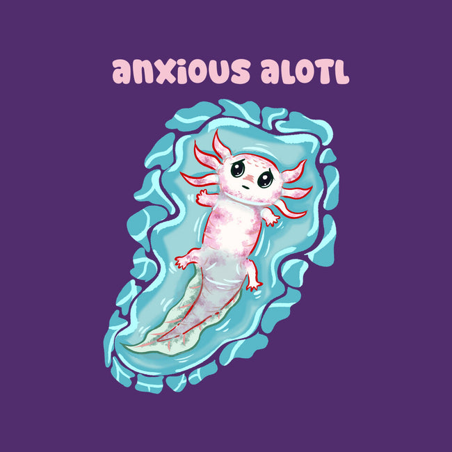 Anxious Alotl-None-Polyester-Shower Curtain-nickzzarto