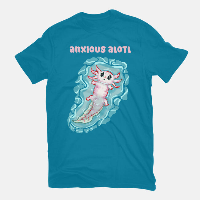 Anxious Alotl-Womens-Basic-Tee-nickzzarto