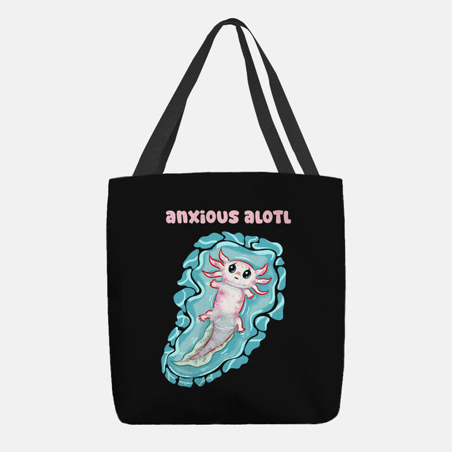 Anxious Alotl-None-Basic Tote-Bag-nickzzarto