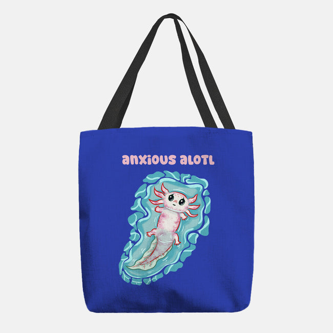 Anxious Alotl-None-Basic Tote-Bag-nickzzarto