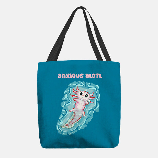 Anxious Alotl-None-Basic Tote-Bag-nickzzarto