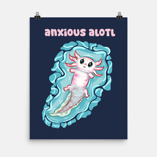 Anxious Alotl-None-Matte-Poster-nickzzarto