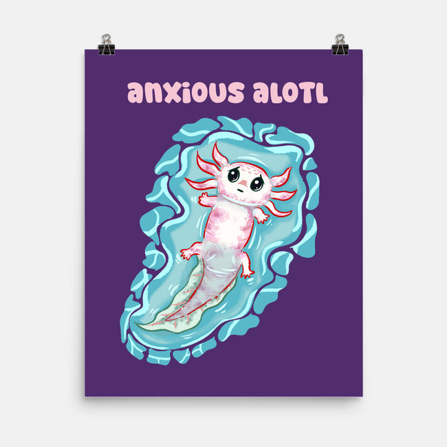 Anxious Alotl-None-Matte-Poster-nickzzarto