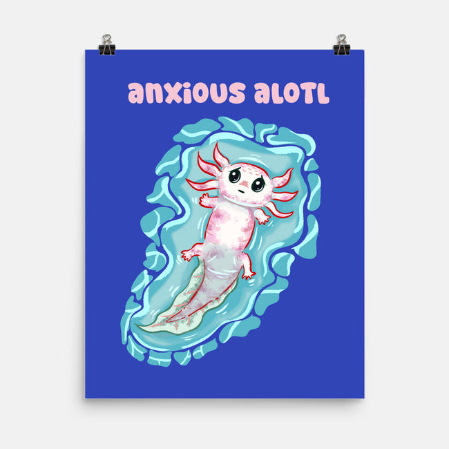 Anxious Alotl-None-Matte-Poster-nickzzarto