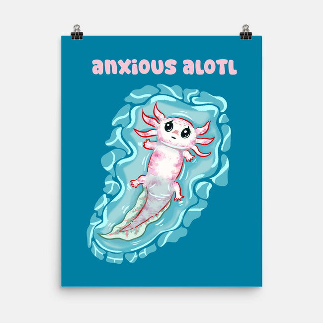 Anxious Alotl-None-Matte-Poster-nickzzarto