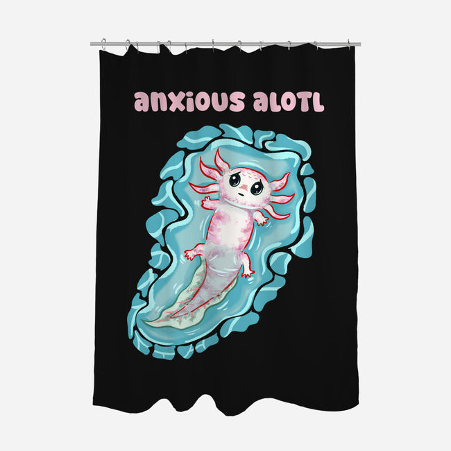 Anxious Alotl-None-Polyester-Shower Curtain-nickzzarto