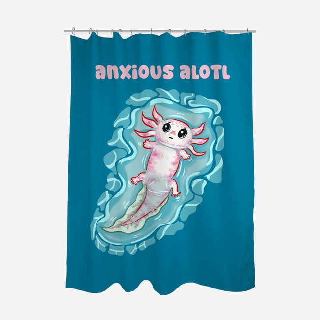 Anxious Alotl-None-Polyester-Shower Curtain-nickzzarto