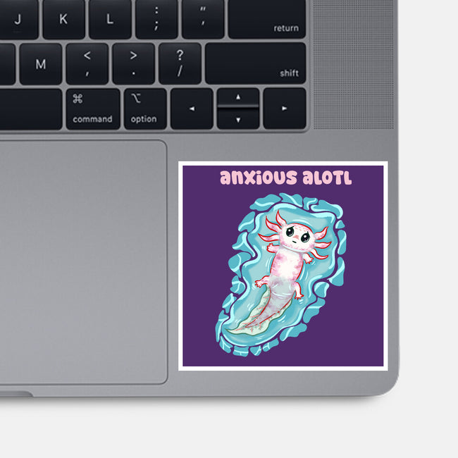 Anxious Alotl-None-Glossy-Sticker-nickzzarto