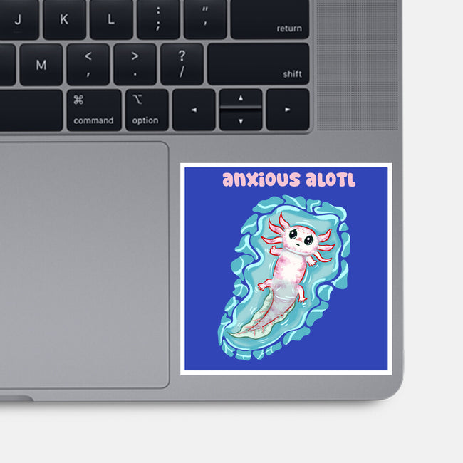 Anxious Alotl-None-Glossy-Sticker-nickzzarto