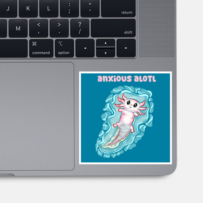 Anxious Alotl-None-Glossy-Sticker-nickzzarto