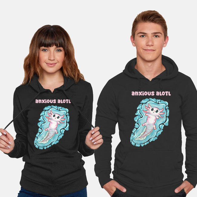 Anxious Alotl-Unisex-Pullover-Sweatshirt-nickzzarto