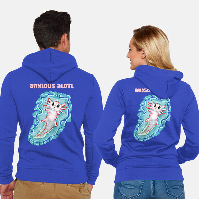 Anxious Alotl-Unisex-Zip-Up-Sweatshirt-nickzzarto