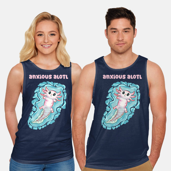 Anxious Alotl-Unisex-Basic-Tank-nickzzarto