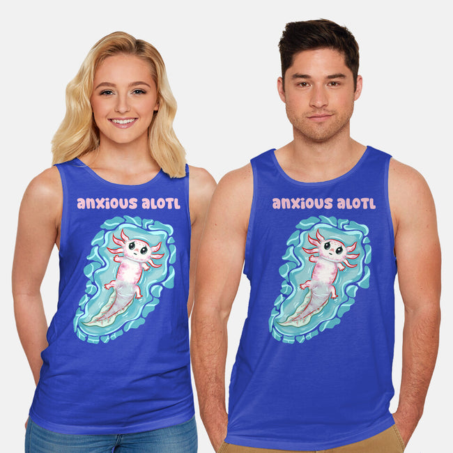 Anxious Alotl-Unisex-Basic-Tank-nickzzarto