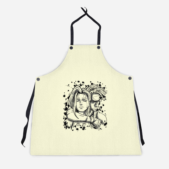 Four Seconds-Unisex-Kitchen-Apron-nickzzarto