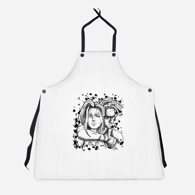 Four Seconds-Unisex-Kitchen-Apron-nickzzarto
