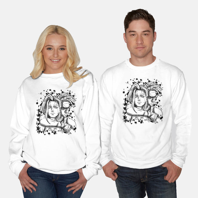 Four Seconds-Unisex-Crew Neck-Sweatshirt-nickzzarto