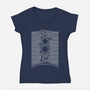 Unknown Solar System-Womens-V-Neck-Tee-rocketman_art
