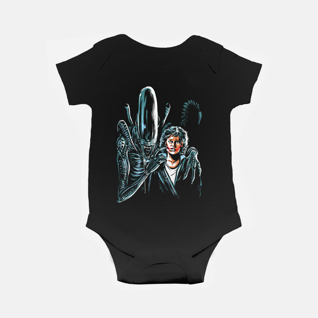 The Alien Joke-Baby-Basic-Onesie-zascanauta