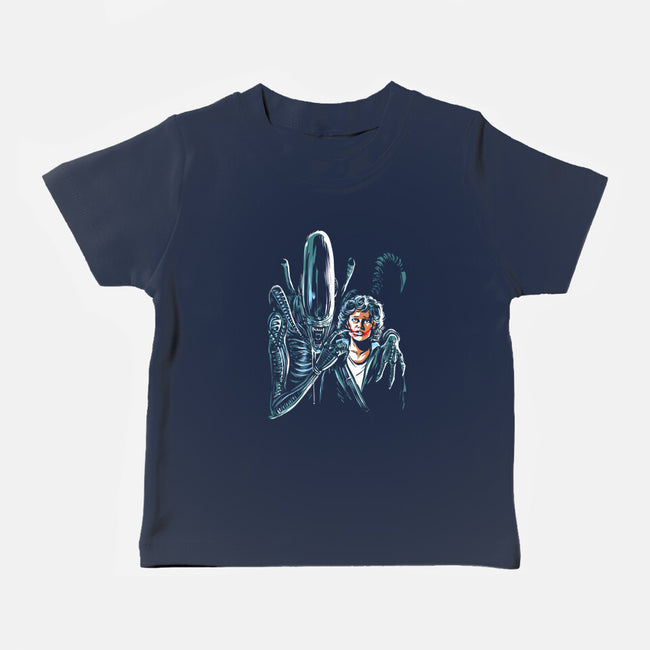 The Alien Joke-Baby-Basic-Tee-zascanauta