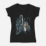 The Alien Joke-Womens-V-Neck-Tee-zascanauta