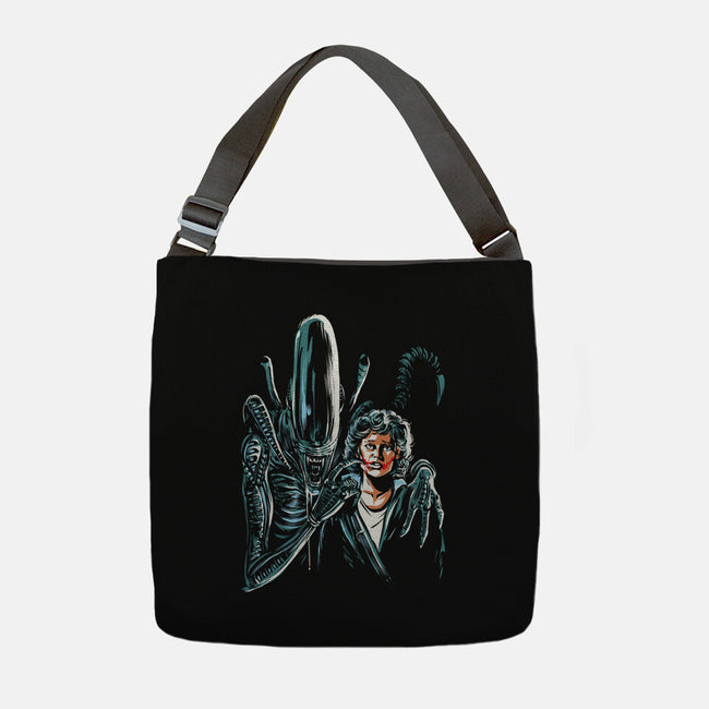 The Alien Joke-None-Adjustable Tote-Bag-zascanauta