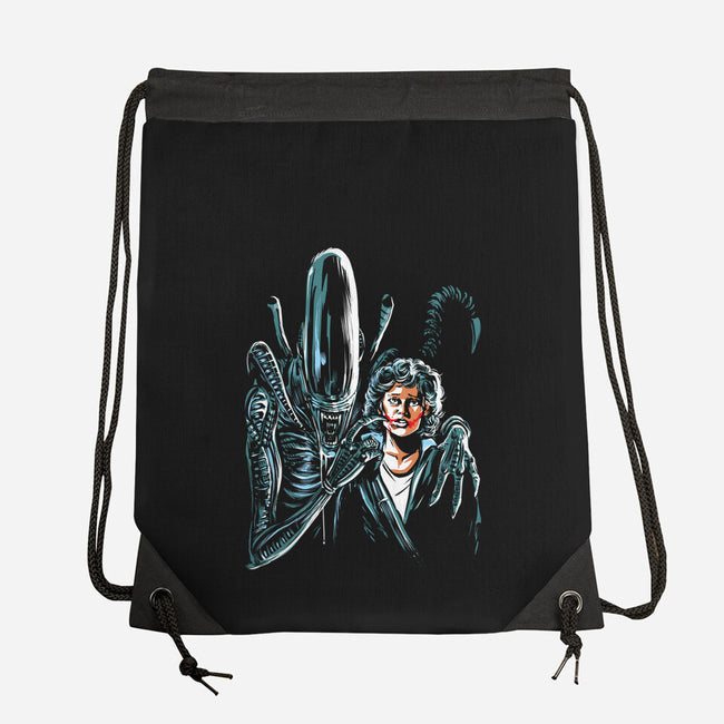 The Alien Joke-None-Drawstring-Bag-zascanauta