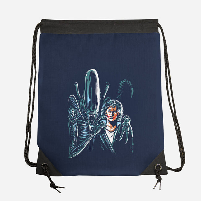 The Alien Joke-None-Drawstring-Bag-zascanauta